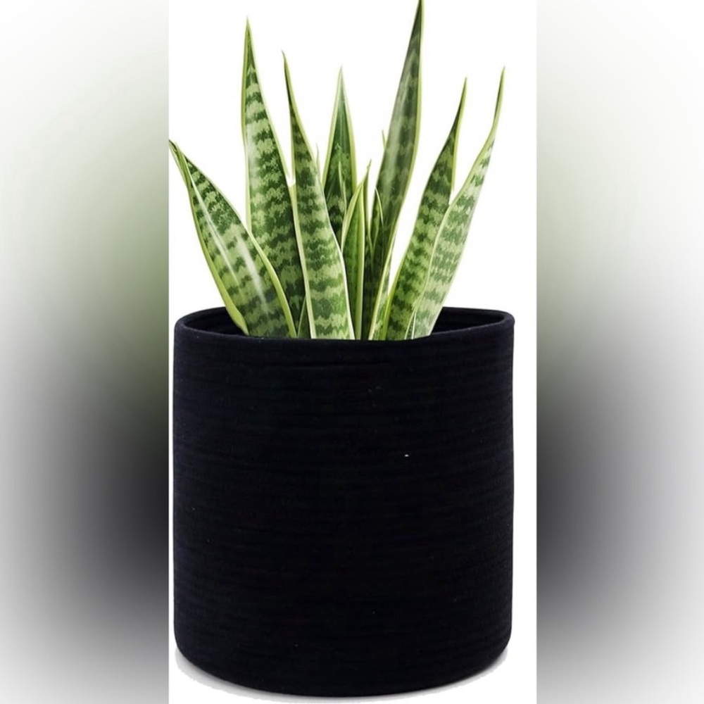 ❤️NWOT woven rope storage planter flower pot basket - Free with purchase